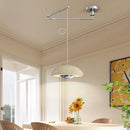 Axyaa Modern Saucer LED Pendant Light - Creative Home Decor Lighting