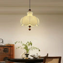 Axyaa Vintage Fabric Pendant Lamp Chandelier for Living Dining Room