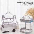 Axyaa Clear Waterproof Makeup Bag Portable Cosmetic Pouch