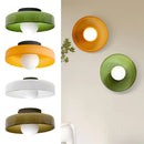 Axyaa Nordic Glass LED Ceiling Lamps for Kitchen Dinning Room, Colorful Surface Mounted Lights