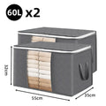 Axyaa Large Capacity Clothes Storage Bag for Organizing Bedroom Closet Clothing