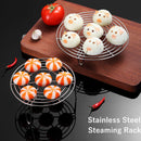 Axyaa Stainless Steel Steaming Rack - Durable Cooling Holder for Pressure Cooker