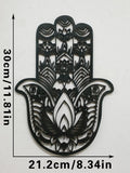 Axyaa Gothic Black Hand Ornaments with Evil Eye, Home Decor Witchcraft Room Decor