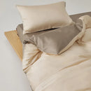Axyaa Soft Lyocell Queen Bedding Set with Sheets, Natural Plant Fiber Quilt Cover