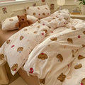Axyaa Soft Skin-friendly Bedding Set with Duvet Cover, Bedsheet, Pillowcases