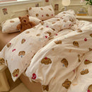 Axyaa Soft Skin-friendly Bedding Set with Duvet Cover, Bedsheet, Pillowcases