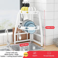 Axyaa Corner Storage Shelves & Sink Organizer - Kitchen Accessories