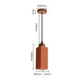 Axyaa Stone Lamp: Retro Restaurant Bar Counter LED Chandelier for Hotel Bedroom