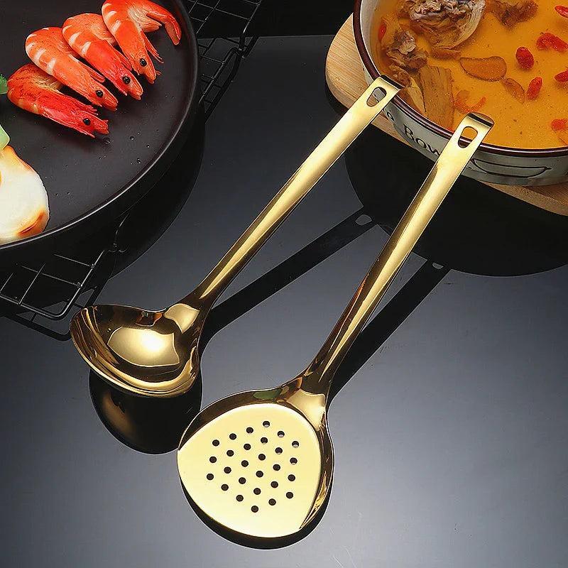 Axyaa Stainless Steel Kitchen Utensils Set