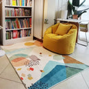 Axyaa Letter Print Living Room Carpet: Modern, Creative, & Fashionable Large Area Rug