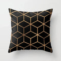 Axyaa Geometric Cube Print Pillowcase for Home and Office Décor