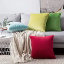 Axyaa Plush Velvet Waist Cushion Cover | Ultra Soft Decorative Pillowcase