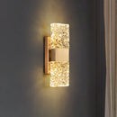 Axyaa Modern Glass Ripple Wall Lamp for Stylish Home Decor