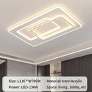 Axyaa LED Square Ceiling Light with Remote Control for Home Decor