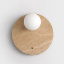 Axyaa Glass White LED Wall Lamp for Living Room & Bathroom Mirror Lighting