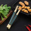 Axyaa Stainless Steel Non-Slip Food Tong Korean Style BBQ Bread Ice Clip