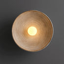 Retro Japanese Style Wall Circle Lamp by Axyaa for Bedroom, Living Room, Dining Room