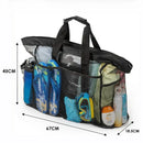 Axyaa Beach Bag: Lightweight, Waterproof, Foldable, with Mesh Straps and Zippered Pockets