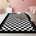 Axyaa Soft Crystal Fleece Area Rug | Elegant Anti-Slip Living Room Carpet