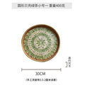 Axyaa Handmade Rattan Shell Tray for Home Decor and Serving