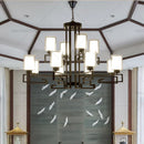 Axyaa Retro Chinese Chandelier for Living Room Dining Room Bedroom Villa Duplex