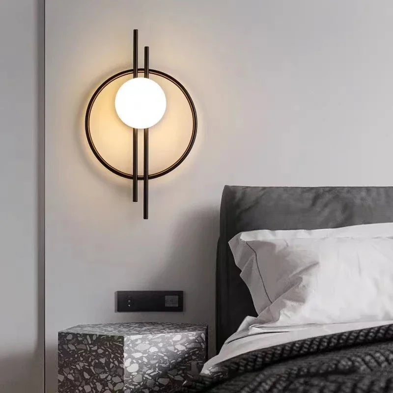 Axya LED Wall Sconce: Modern Lighting Fixture for Home Decoration