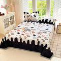 Axyaa Floral Flannel Fleece Blanket - Soft All Season Throw for Bed Sofa