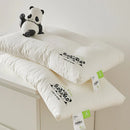 Axyaa White Cotton Sleeping Pillow for Kids & Adults, Neck Health Care, 30*50/40x60/48*74cm