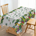 Axyaa Tropical Plant Dinosaur Table Runner for Rustic Dining Decor