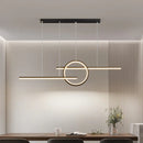 Axyaa Led Dining Room Pendant Lights Circle Chandeliers for Kitchen and Bar