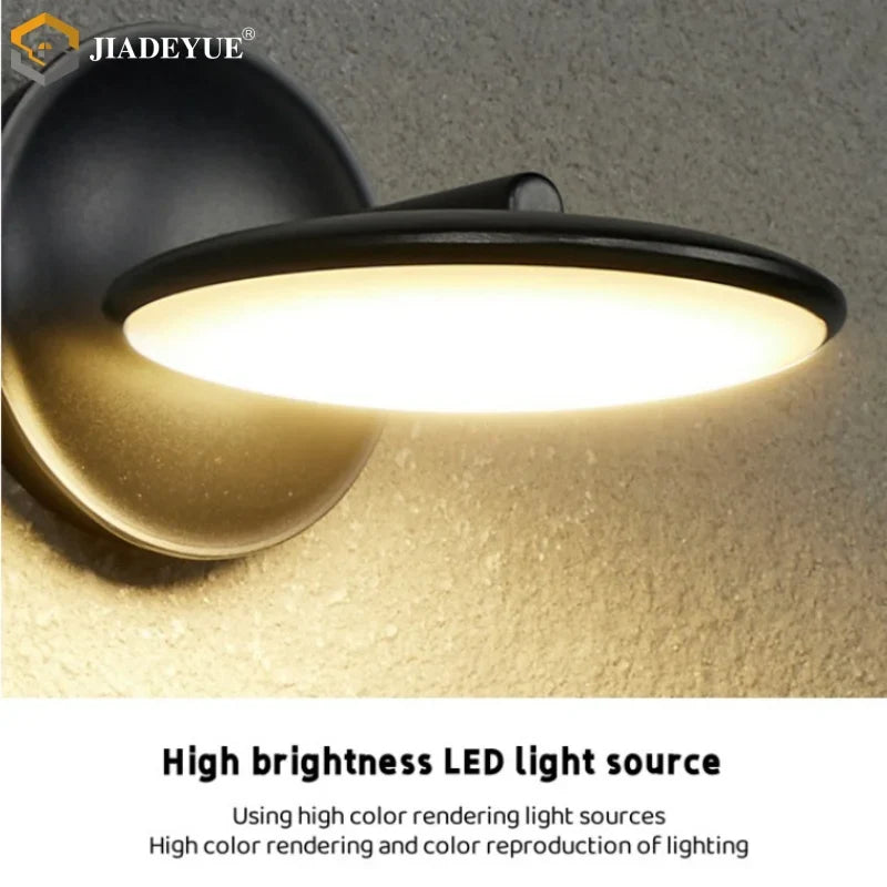 Axyaa Rotatable LED Waterproof Wall Lamp for Bedside, Living Room, Hallway, Courtyard