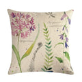 Axyaa Cartoon Plant Pillowcase 45x45cm - Decorative Sofa Cushion Cover