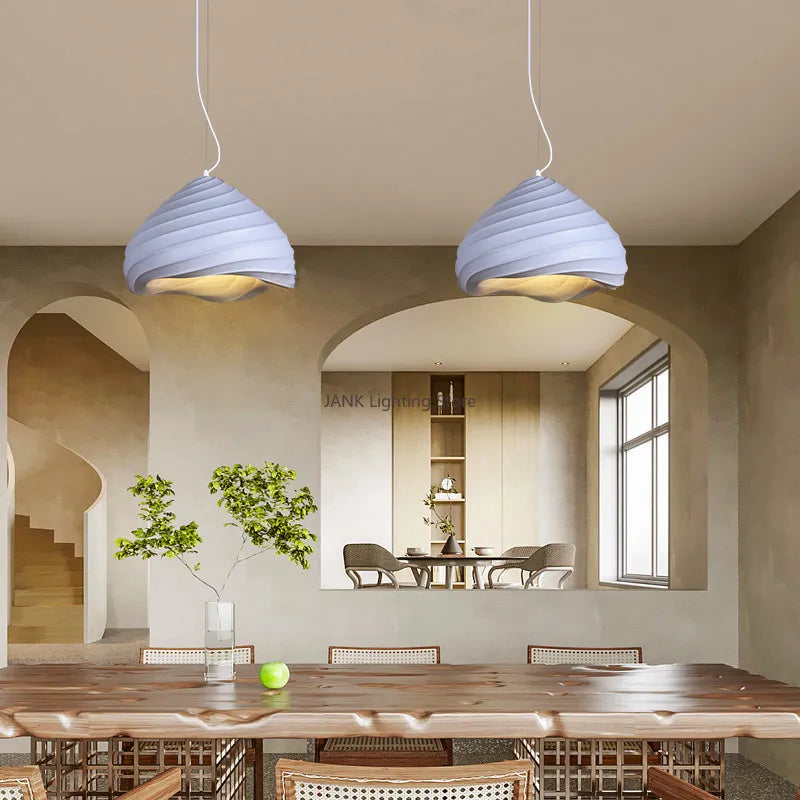 Axyaa Wabi-Sabi Wind Chandelier LED Pendant Lamps - Home & Cafe Hanging Fixture
