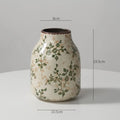 Axyaa Ceramic Vase: French Retro Pastoral Style, High Sense, Creative Ornament