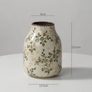 Axyaa Ceramic Vase: French Retro Pastoral Style, High Sense, Creative Ornament