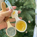 Axyaa Kawaii Cherry Ceramic Soup Spoon: Hand Painted, Long Handle Tableware
