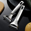 Axyaa Stainless Steel Peeler: Multi-functional Kitchen Gadget for Vegetables and Fruits