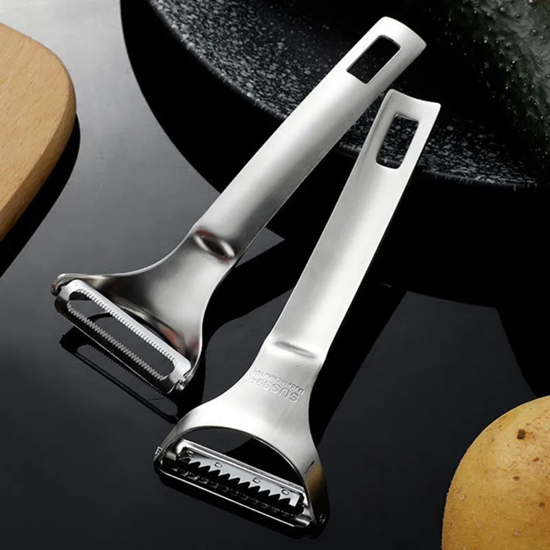 Axyaa Stainless Steel Peeler: Multi-functional Kitchen Gadget for Vegetables and Fruits