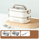 Axyaa Stainless Steel Thermal Lunch Box Set