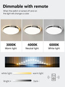 Axyaa Modern LED Ceiling Lamp Set for Living Room