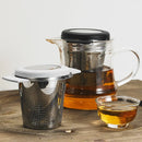 Axyaa Stainless Steel Tea Infuser Double Ear Fine Mesh Strainer Teapot Filter