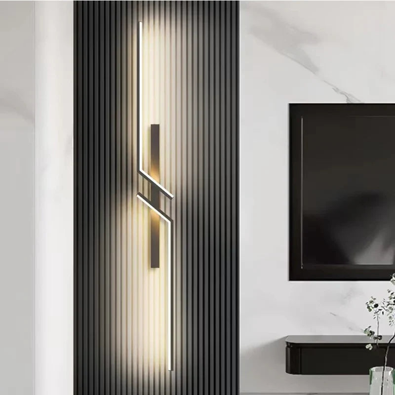Axyaa Modern LED Wall Sconce Minimalist Bedroom Living Room Wall Lamp