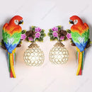 Axyaa Parrot Wall Lamp E27 Bird-shaped Light Decorative Wall Ornament