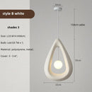 Axyaa Wabi Sabi LED Pendant Lights for Dining Room and Bedroom