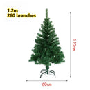 Axyaa 1.5/1.8m Green Artificial Christmas Tree Ornaments 2026 Xmas Party Decor