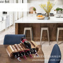 Axya Double Deck Red Wine Rack Display Stand for Home Storage Organizing