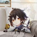 Axyaa Decorative Pillow Covers for Sofa Cushions - Genshin Impact Inspired Home Decor