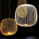Axyaa Wrought Iron Decorative Pendant Light for Restaurant Villa Bar Living Room