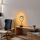 Axyaa Heart-Shaped Table Lamp with USB Three-Color Dimming - Ideal for Bedroom, Study, Living Room