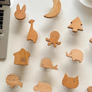 Axyaa Wooden Animal Hook Rack for Home, Kitchen & Wardrobe Organizing